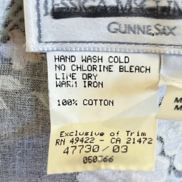 Vintage Gunne Sax Jessica McClintock Lace Prairie Cottagecore Dress Sz 12 - Picture 9 of 9